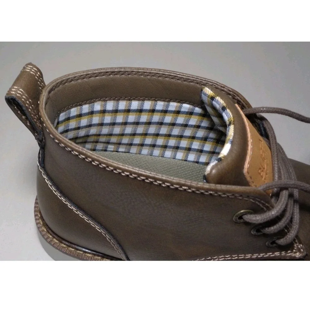 Buffalo David Bitton Metcalf Mens Brown Chukka Boots Memory Foam 9.5 1899633